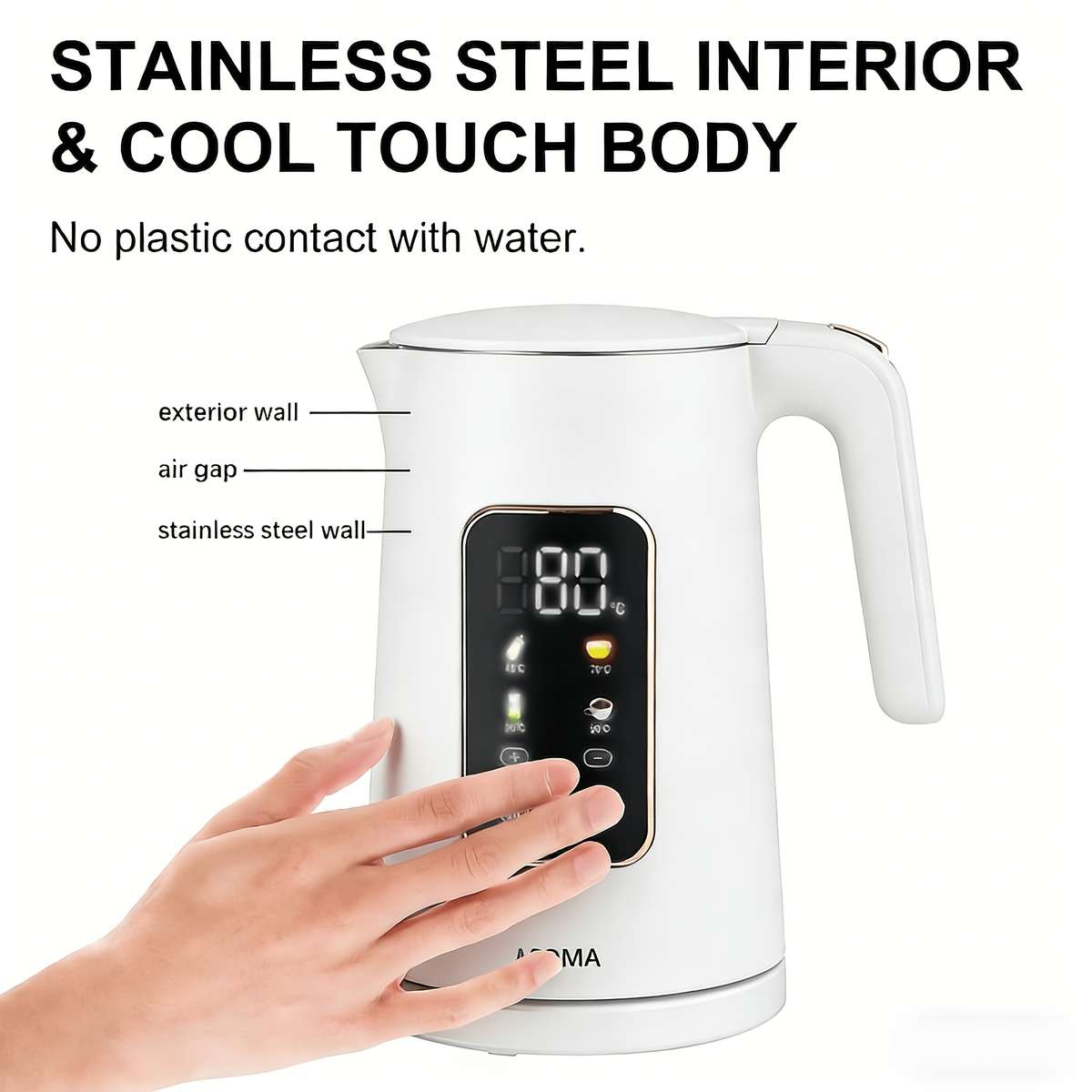 7L Cordless Digital Electric Kettle Precise Temperature