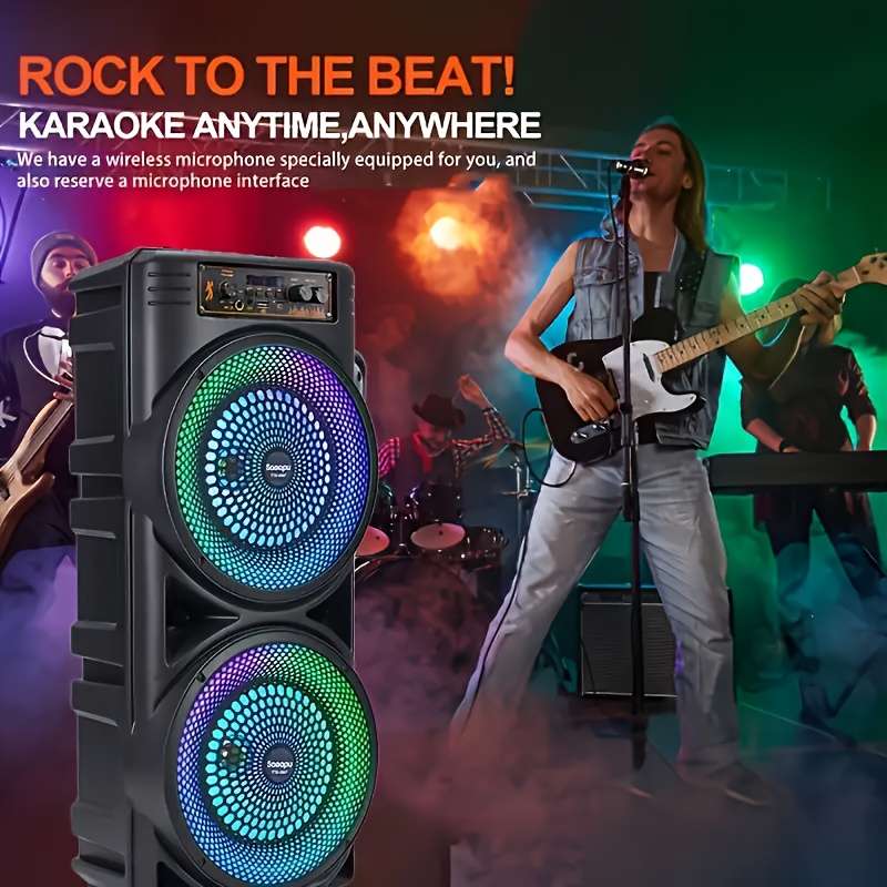Classic With High Fidelity Dual 8.5 Inch Floor For Live Performance 8.5 Inch Red