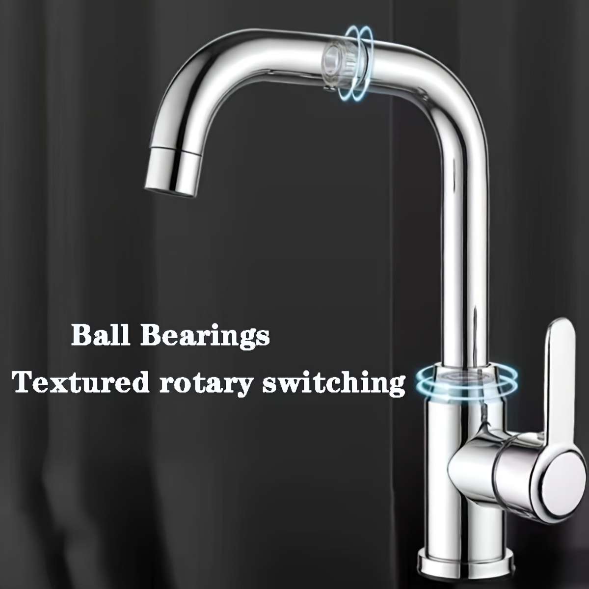 Faucet Silver Faucet  With 2 60Cm Tubes