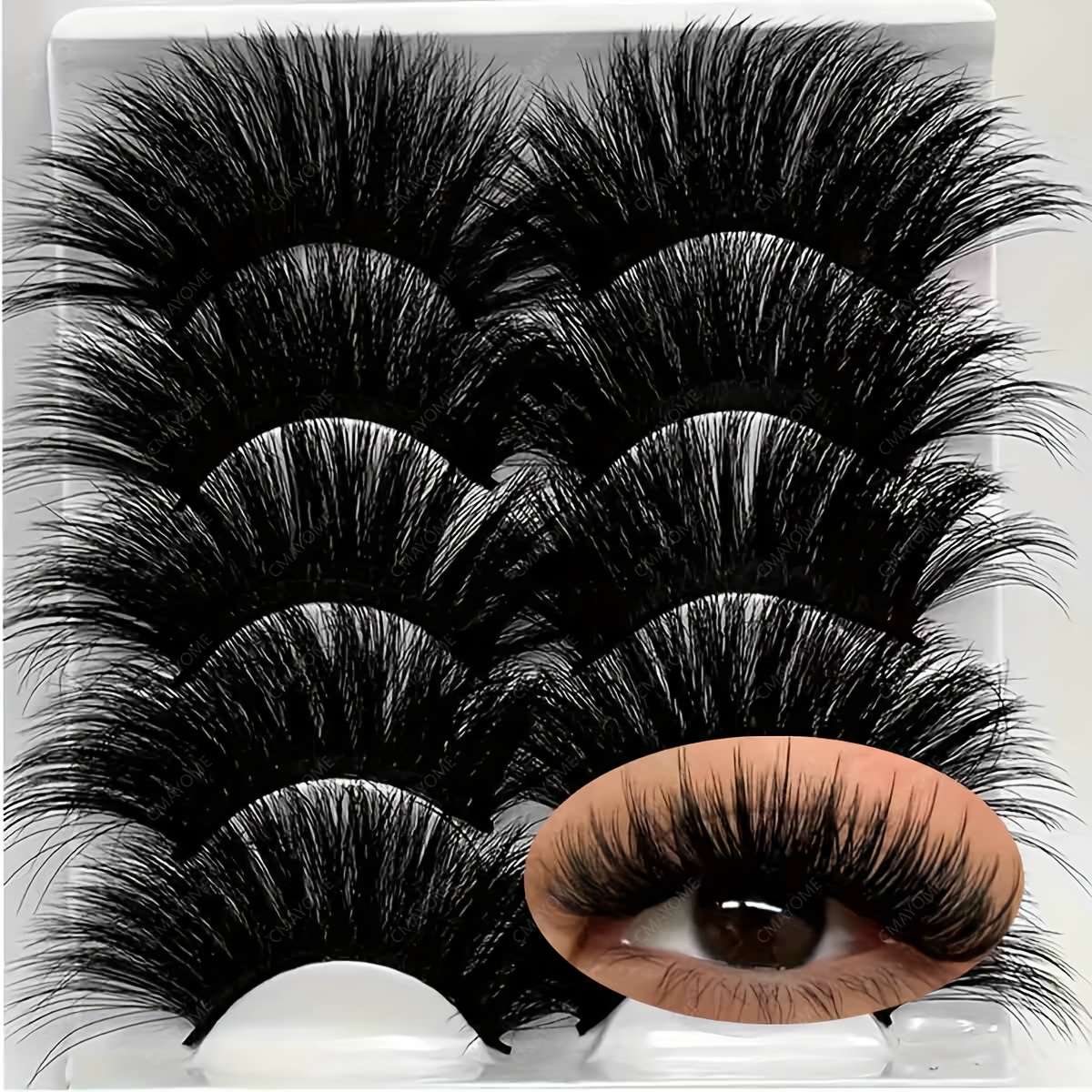 False Eyelashes Color 5P 86 Thick Formula