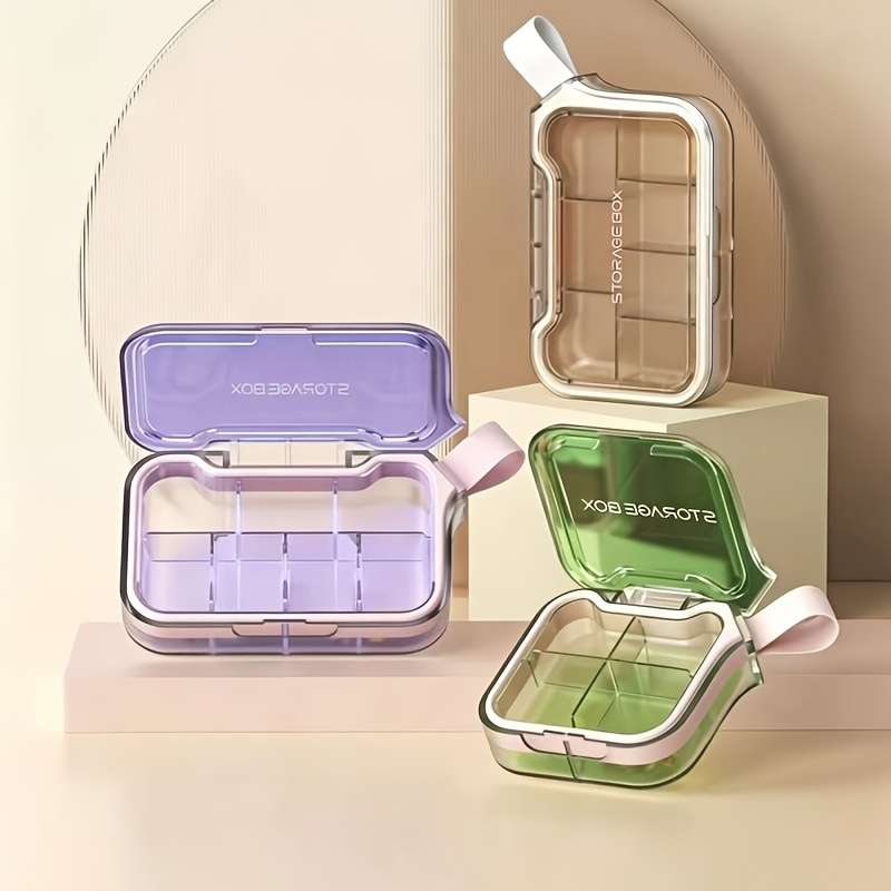 Antibacterial Box Mint Green 7 Grids
