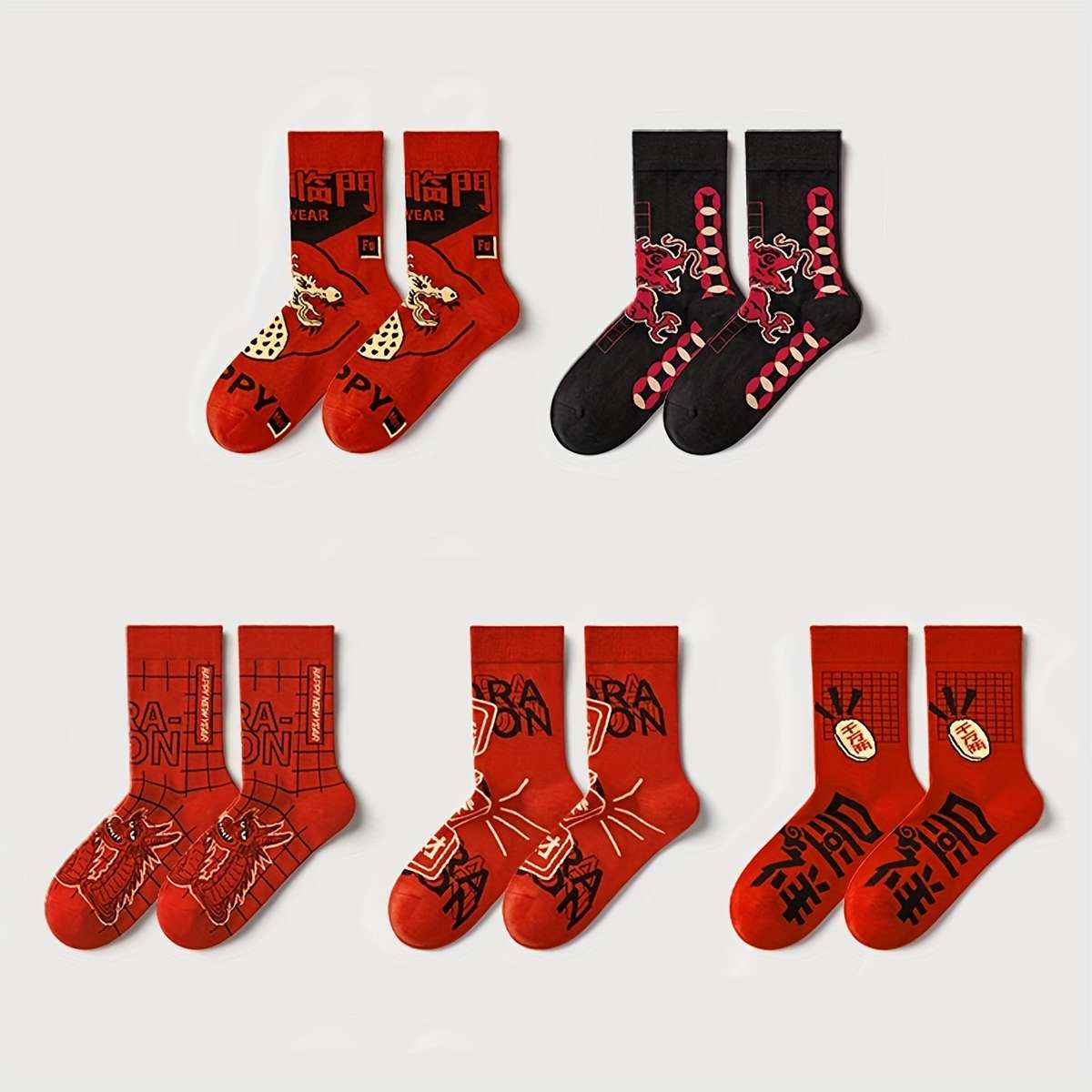 Women S Socks Color 5 Pairs Of Five Blessings Size Onesize
