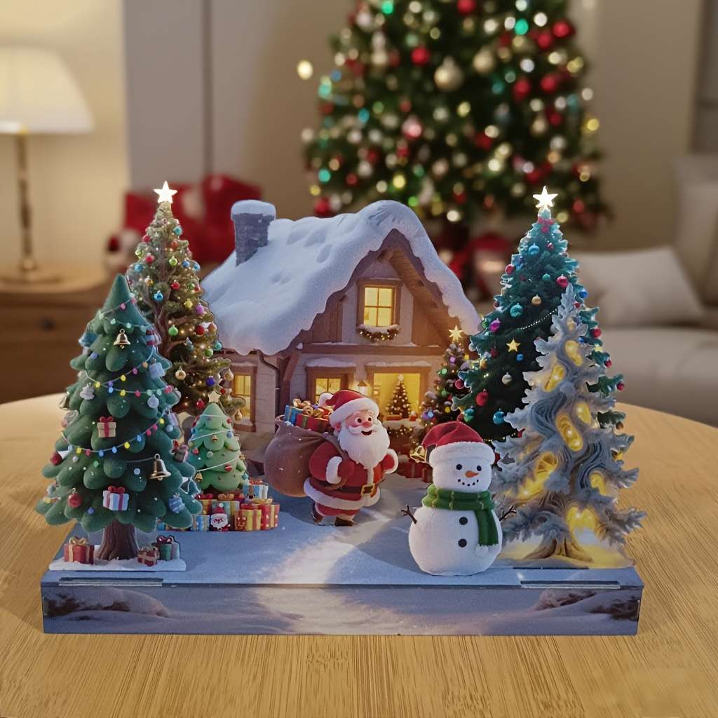 Building Toy Architectural Model Toy Set Model Christmas Ornaments