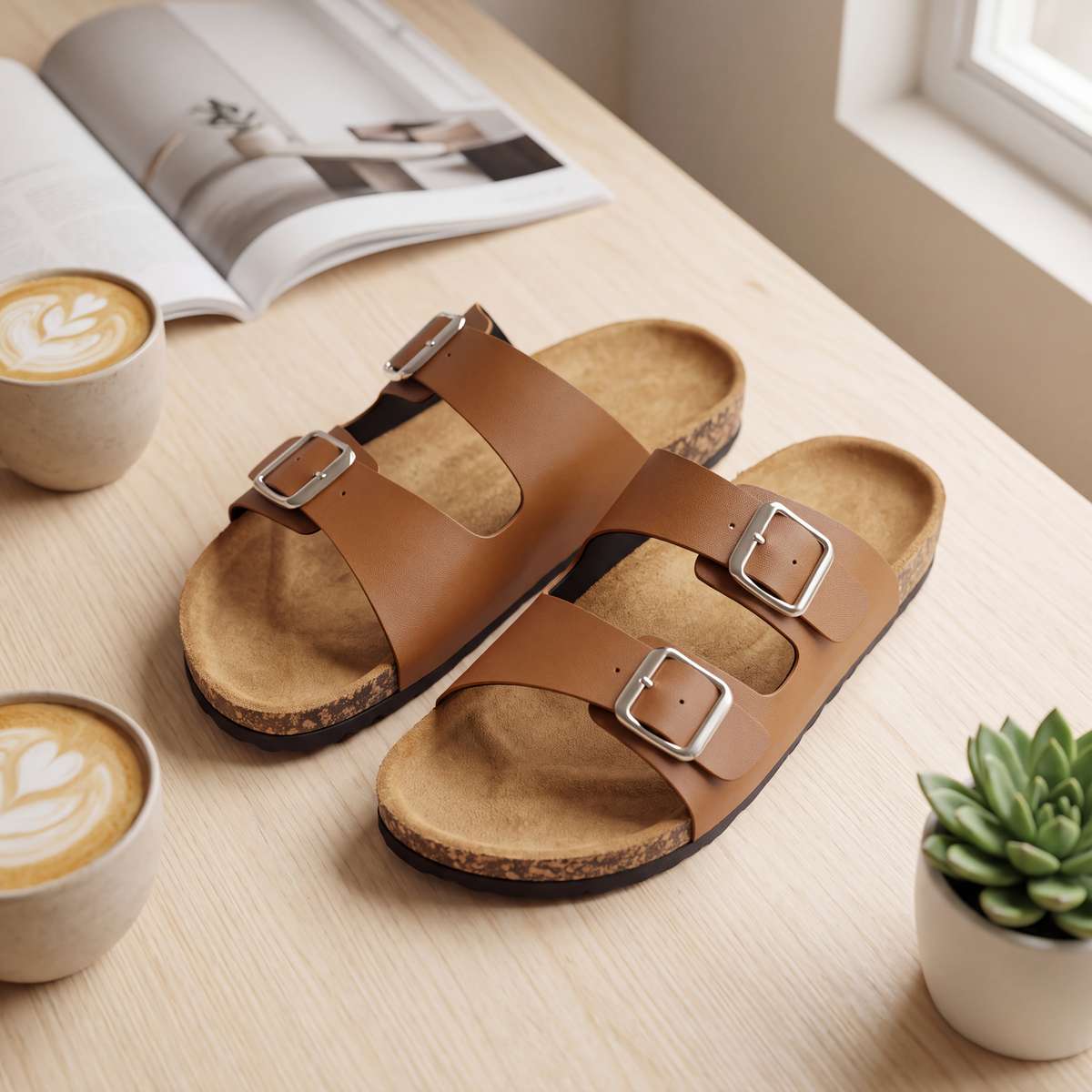 Sandals Color Dark Brown Size Uk 2.5 Wide