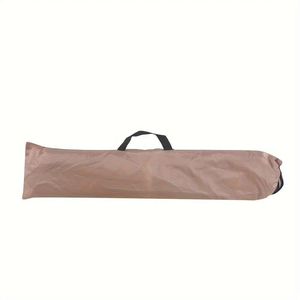 Durable Triangle Beach Sunshade Tent Outdoor Use People Blue Yellow 3 4