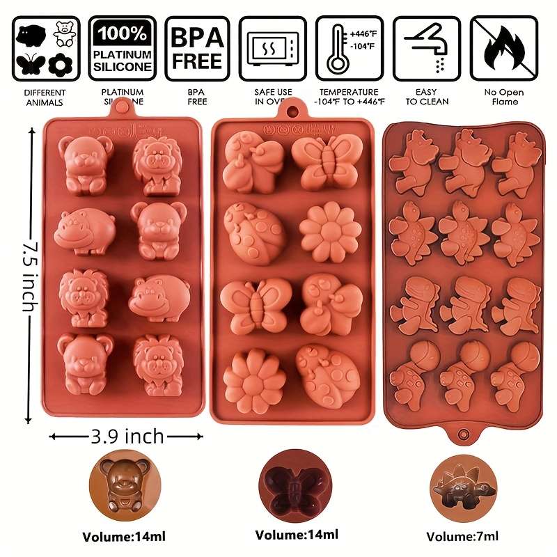 Suitable For Baking Molds Color 2 Items  Insects  Add  Animals