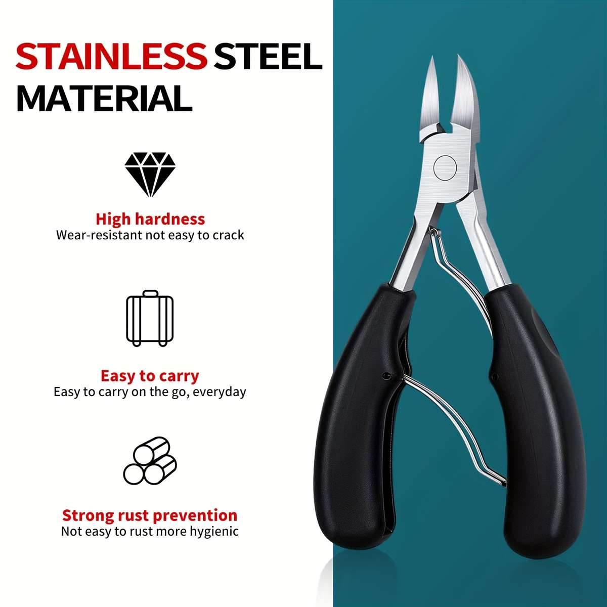 1 Piece Misscheering Precision Stainless Steel Nail Clipper