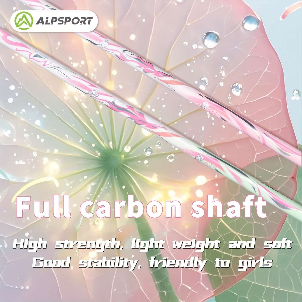 Badminton Racket Color 1 Pink Racket