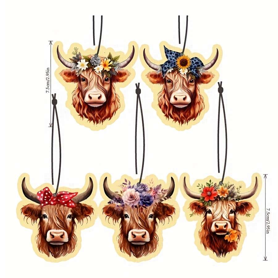 Car Interior Decor  6Pcs