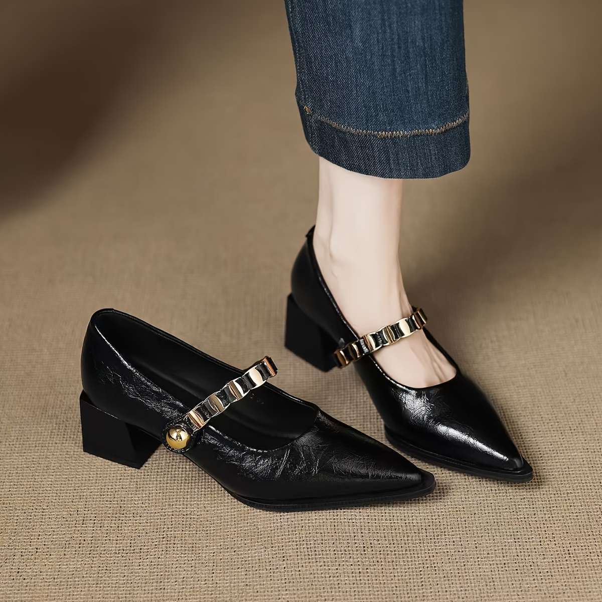 Women S High Heels Color Black Sizeuk 4