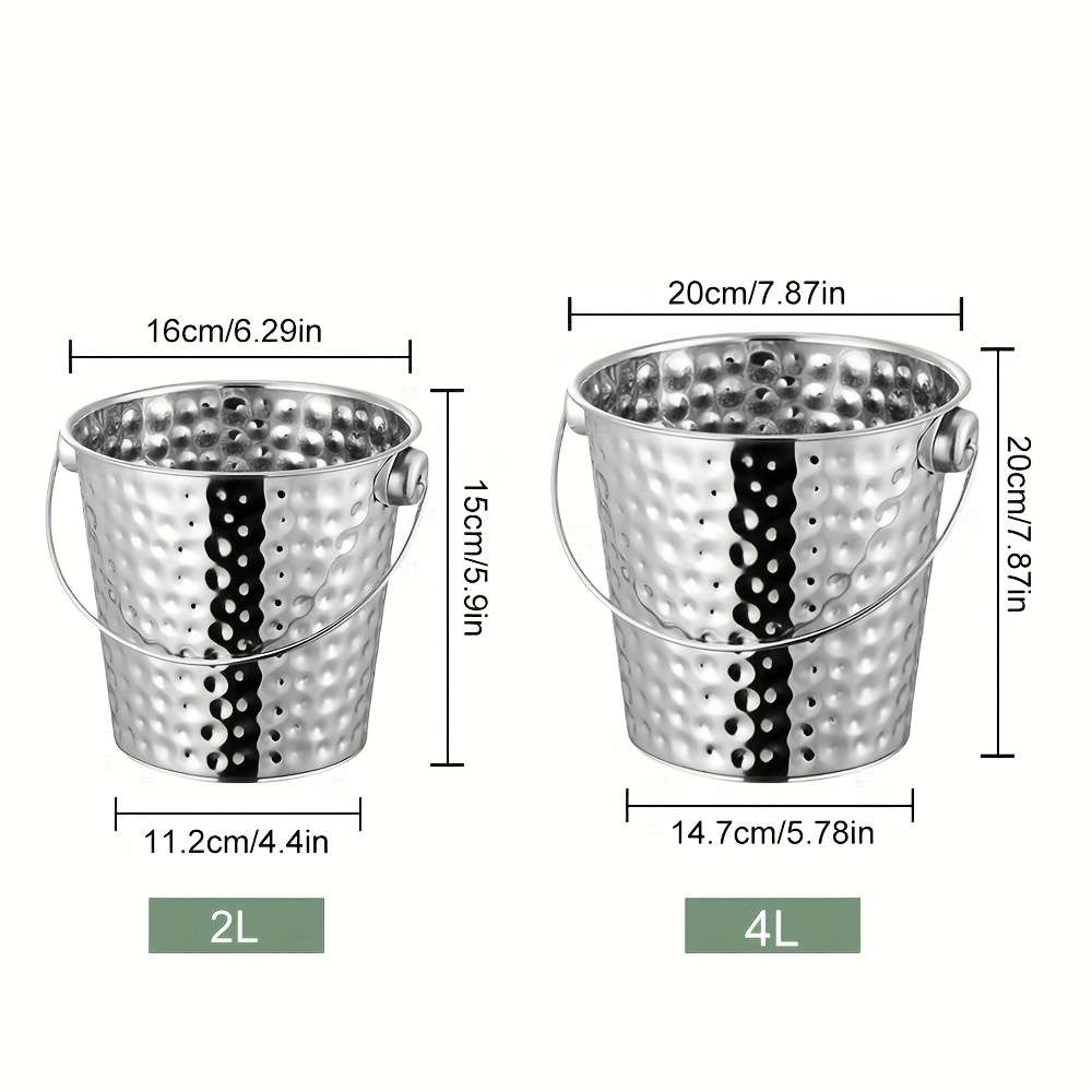 Ice Bucket Capacity 2L2Pcs