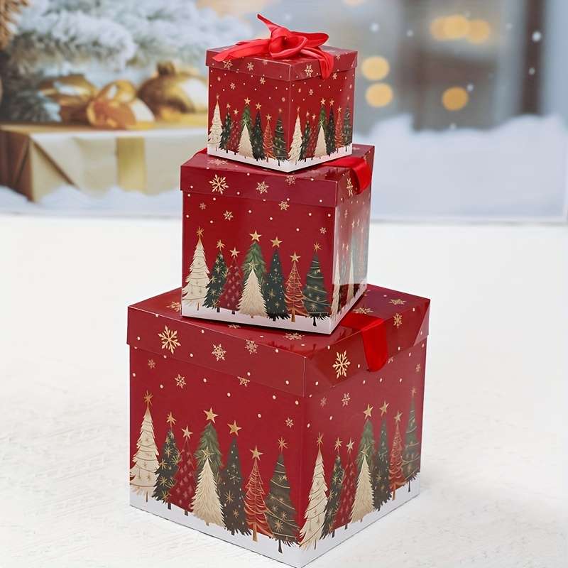 Christmas Gift Boxes Quantity 3Pcs Set