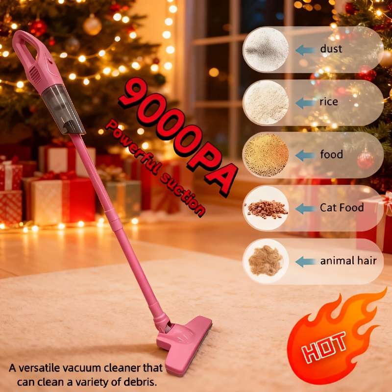 Vacuum Cleaner Color Pink Christmas