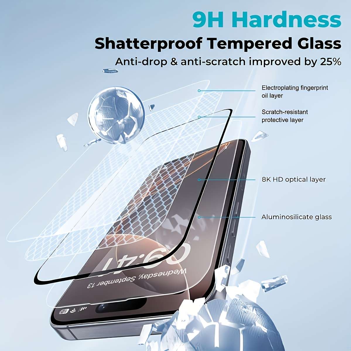 Screen Protector Color 4 Piecestransparent Compatible Model Iphone X