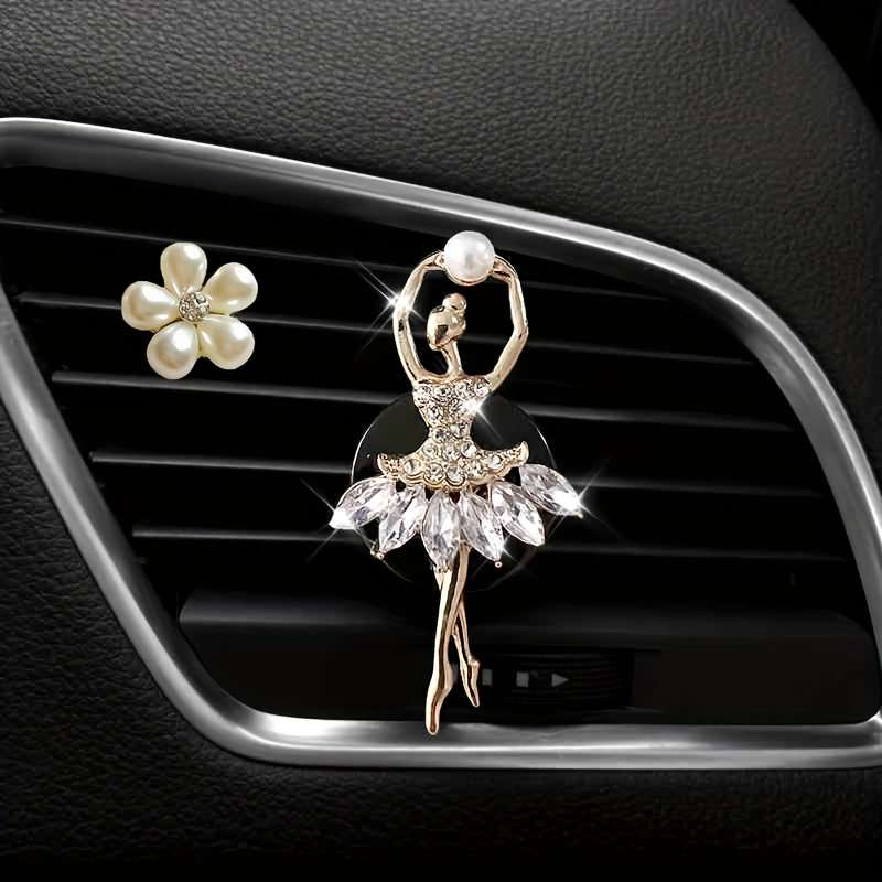 Car Interior Decor Items 2 Blue Girl  Add  Flower