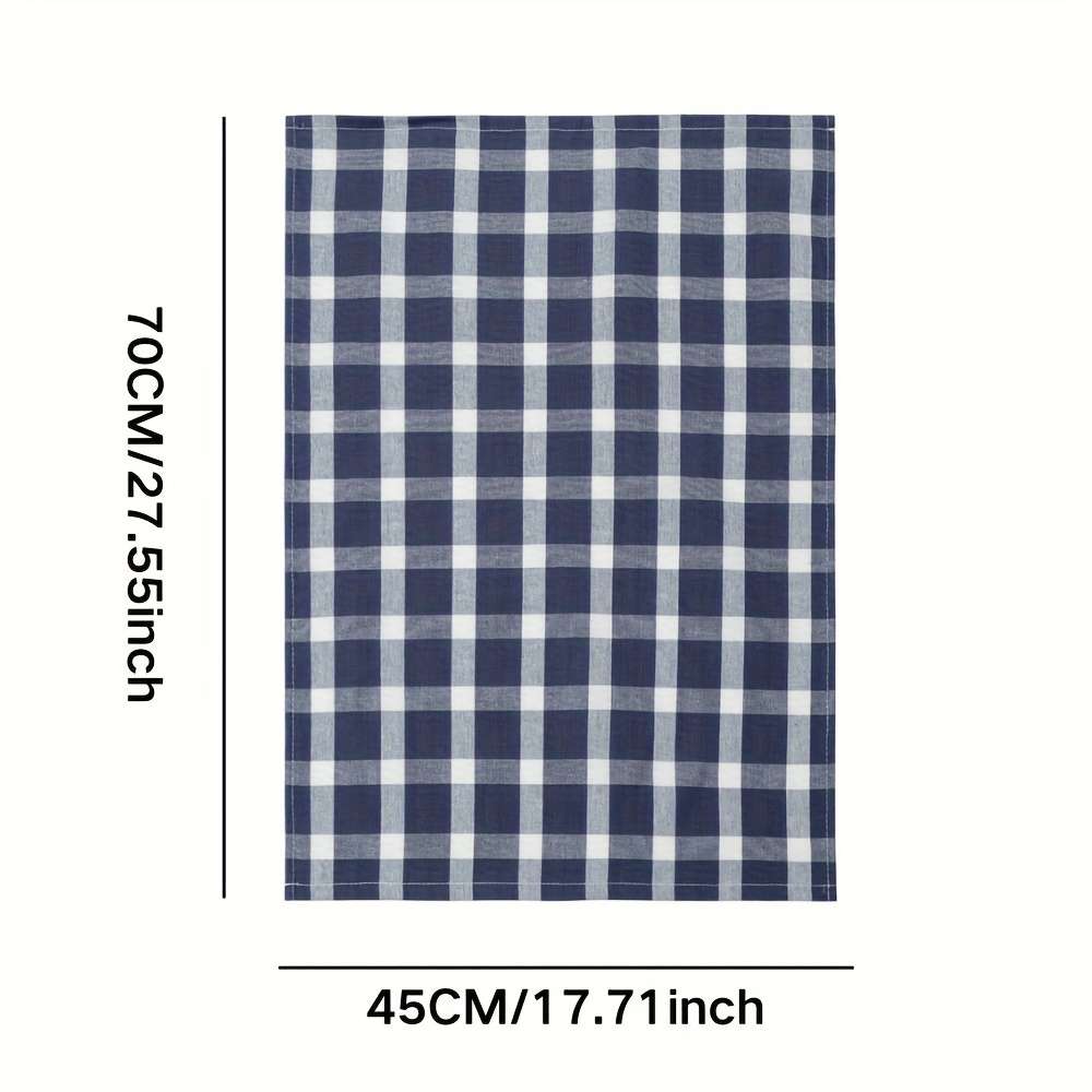 Rag Color 1 Pc White Checkered Size 45*70Cm17.71*27.55Inch