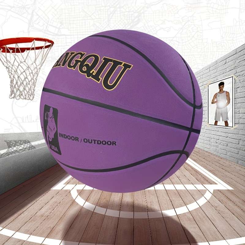 Basketball Color Purple No 7 Ball