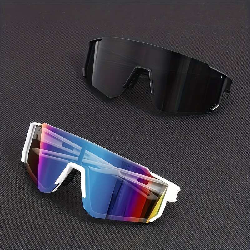 Cycling Glasses Color 2Pcs Black Red Combination
