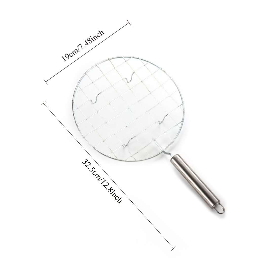 Grilling Net Model Wooden Handle Quantity 2Pcs