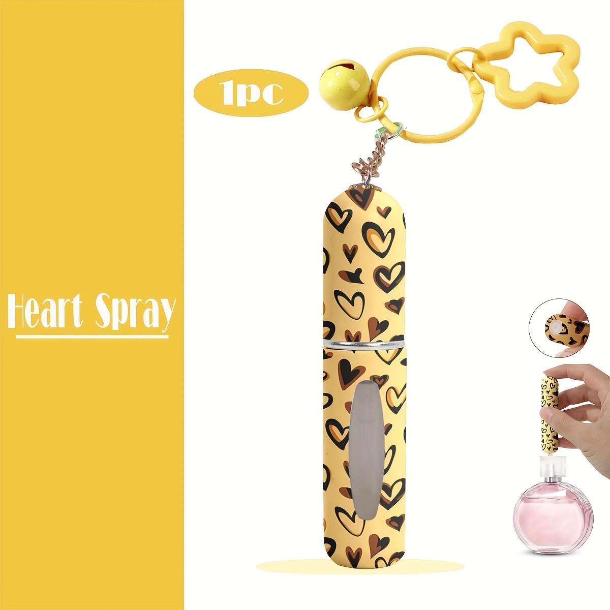 Car  Fragrance  Refill  Bottle Color 1Pc Star Ornaments Pink Fresh Spray