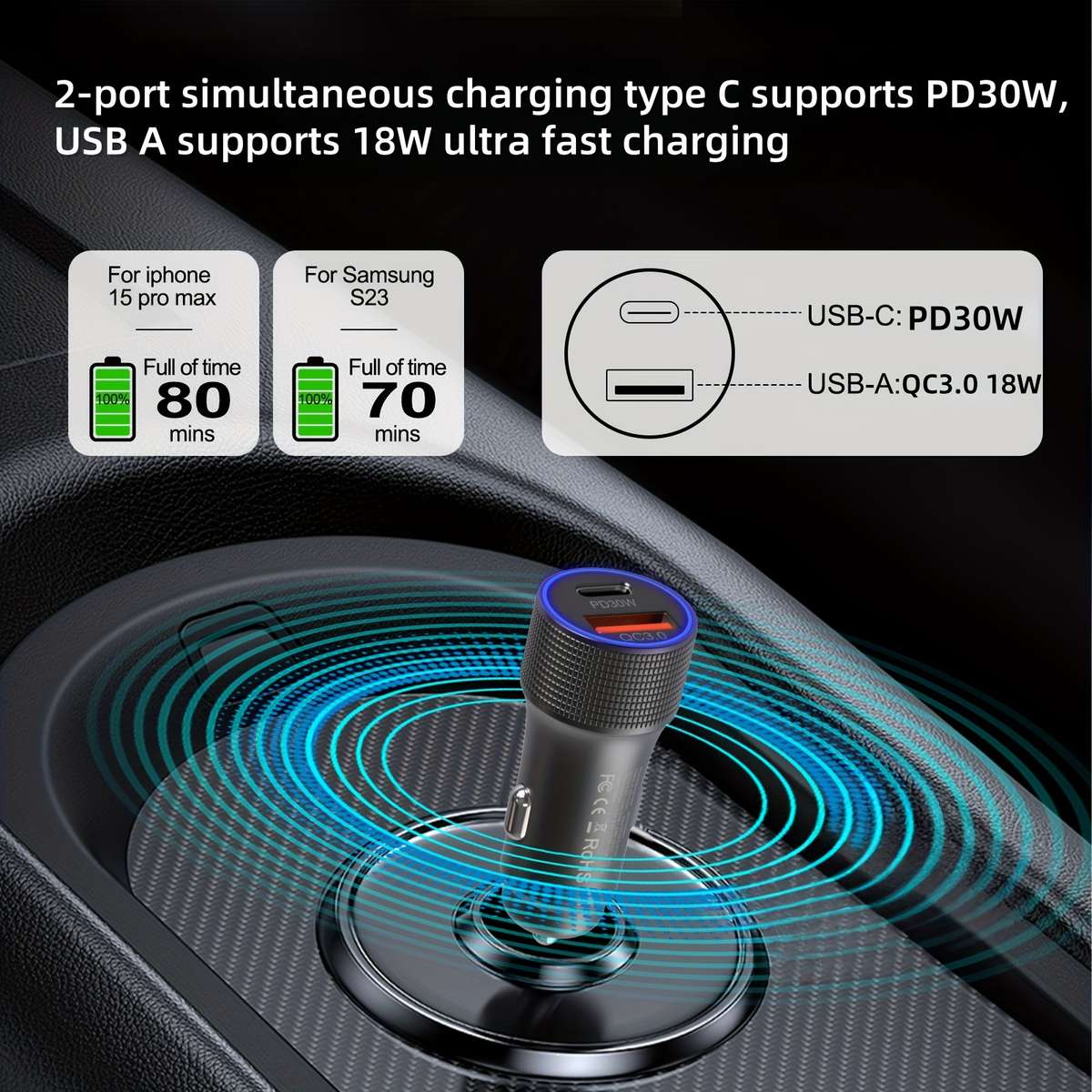 Charger Color Gray