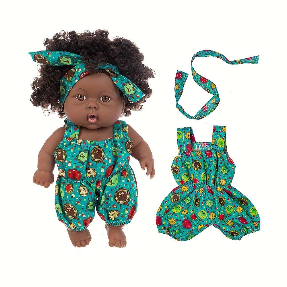 Toy Dolls Style Q8 004 blue and green overalls