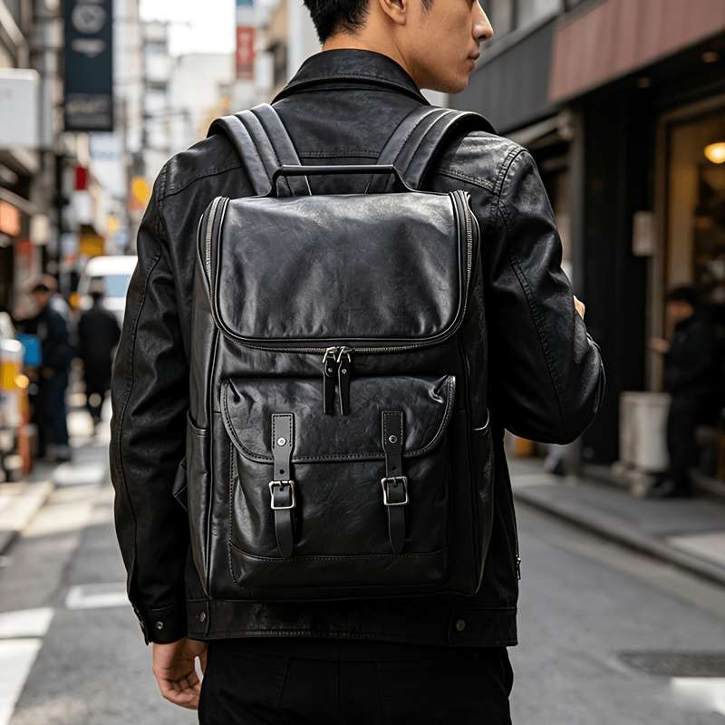 Men S Backpack Black