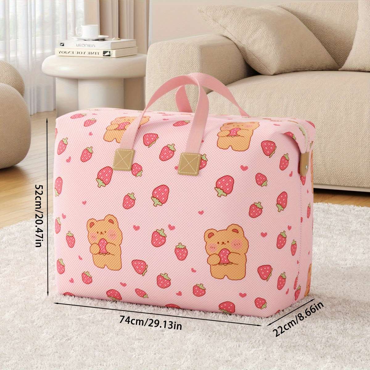 Youfen Large Capacity Pink Bear Organizer Size L
