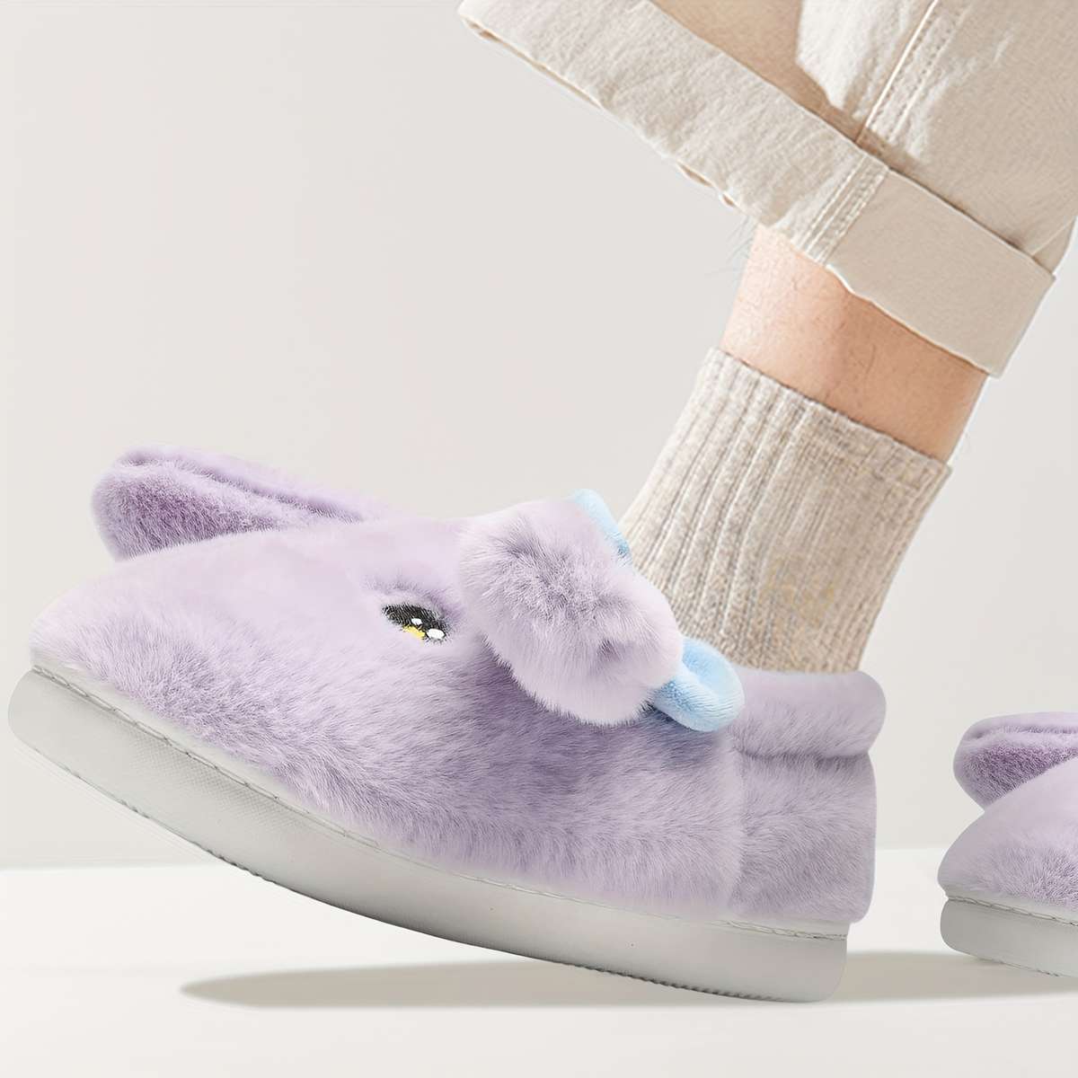 Cotton Slippers Color Iridescent Sizeuk 10.5-11