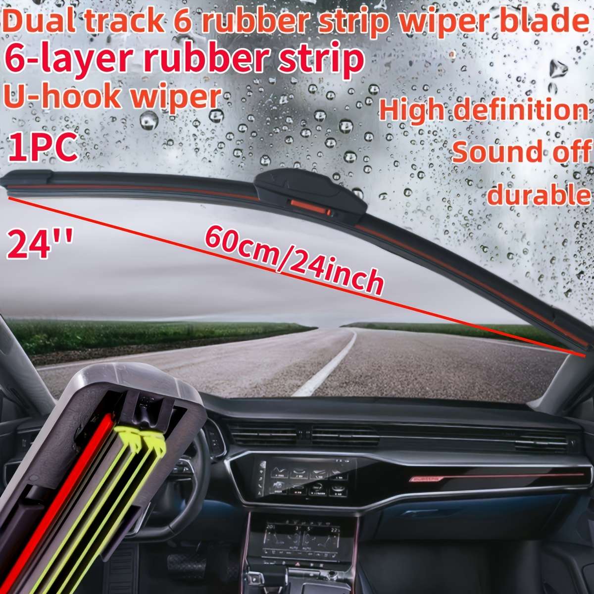 Windshield Wipers Model 24 60Cm Quantity 1Pc