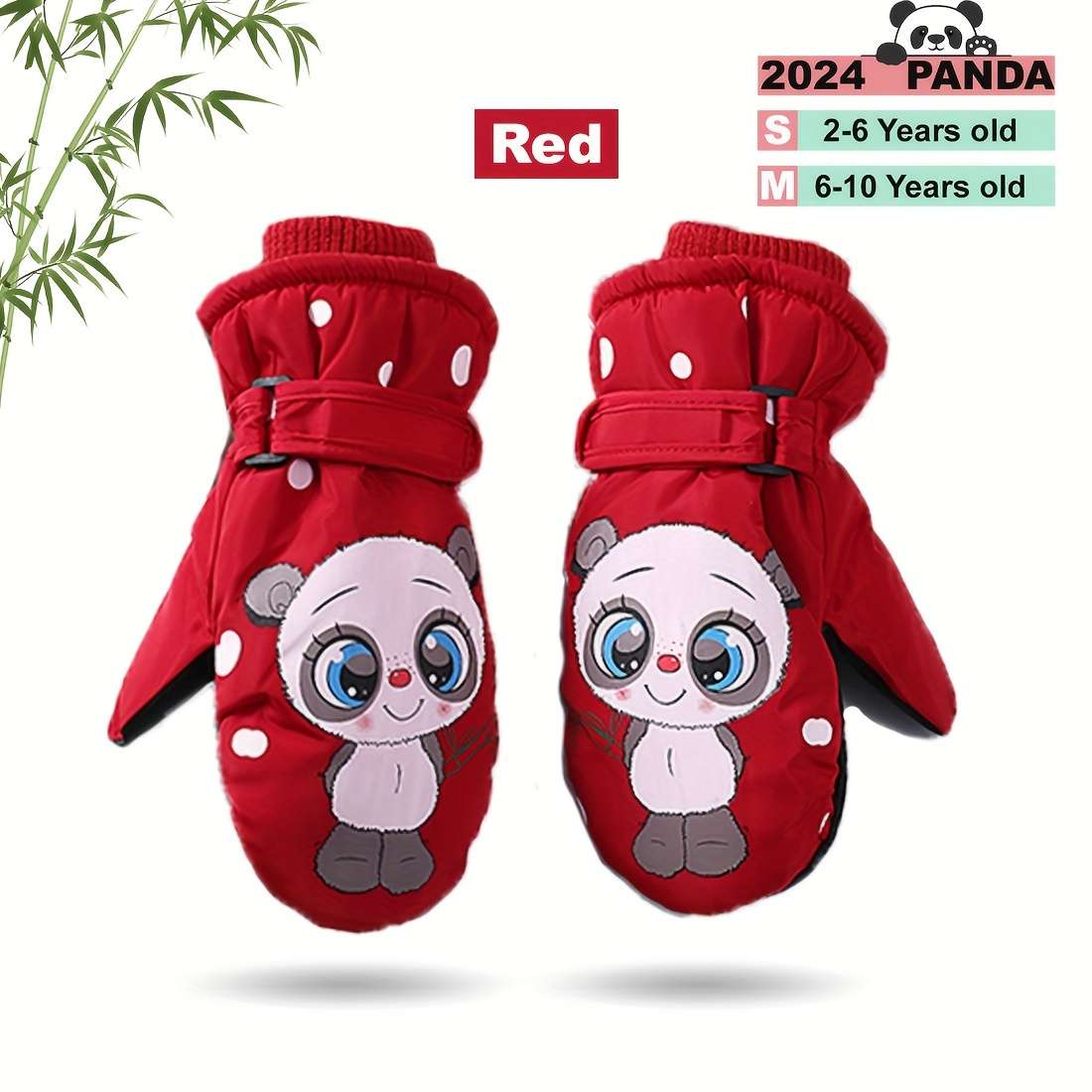 Winter Gloves Color Pink Size Size M  6 To 10 Years Old