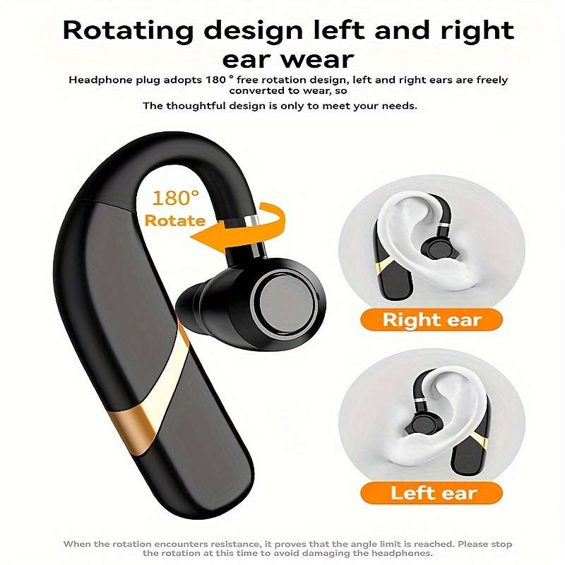 Rechargeable Wireless Earbuds Headphones Headset