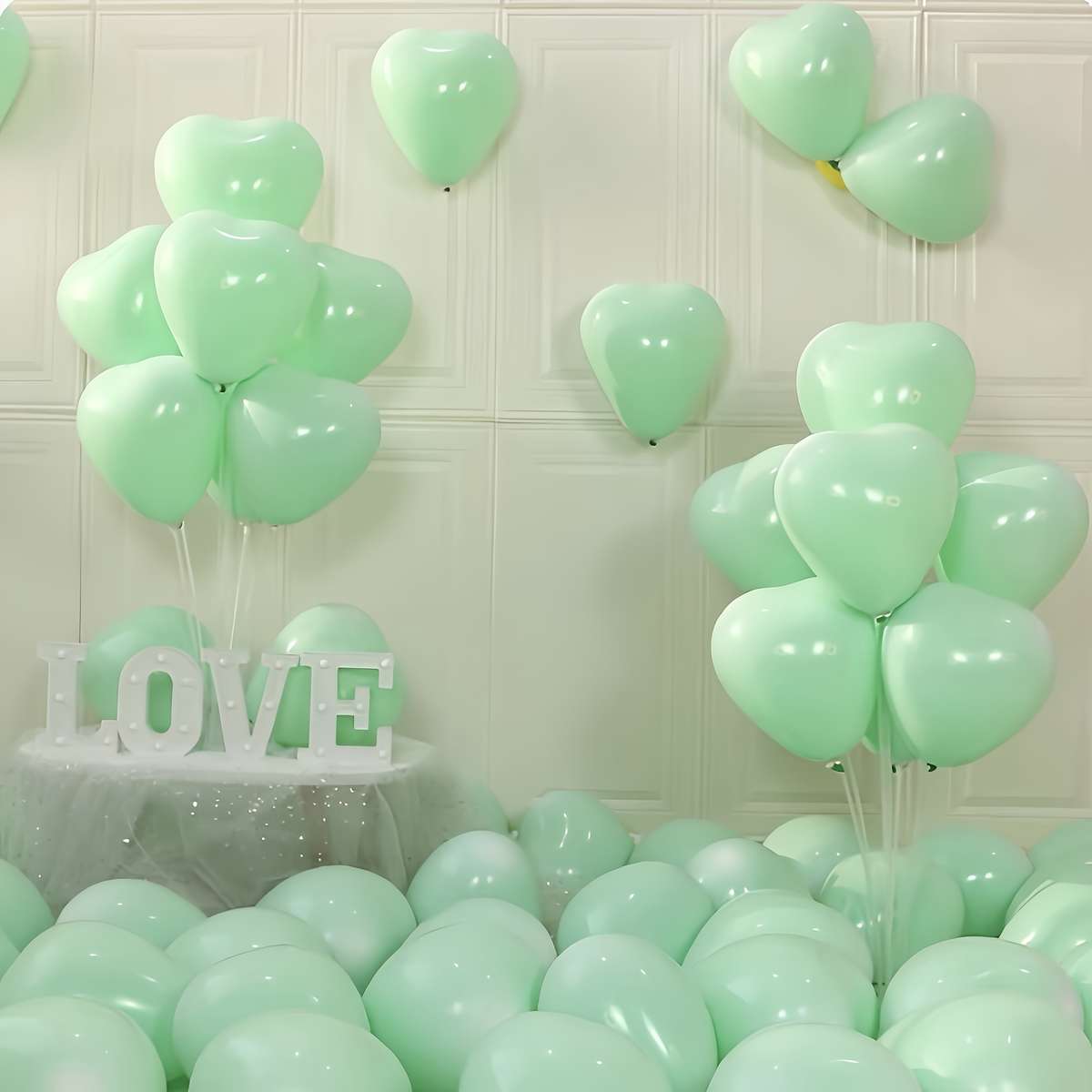 Balloon Items 30Pcs 25.4 Cm Maca Love Blue