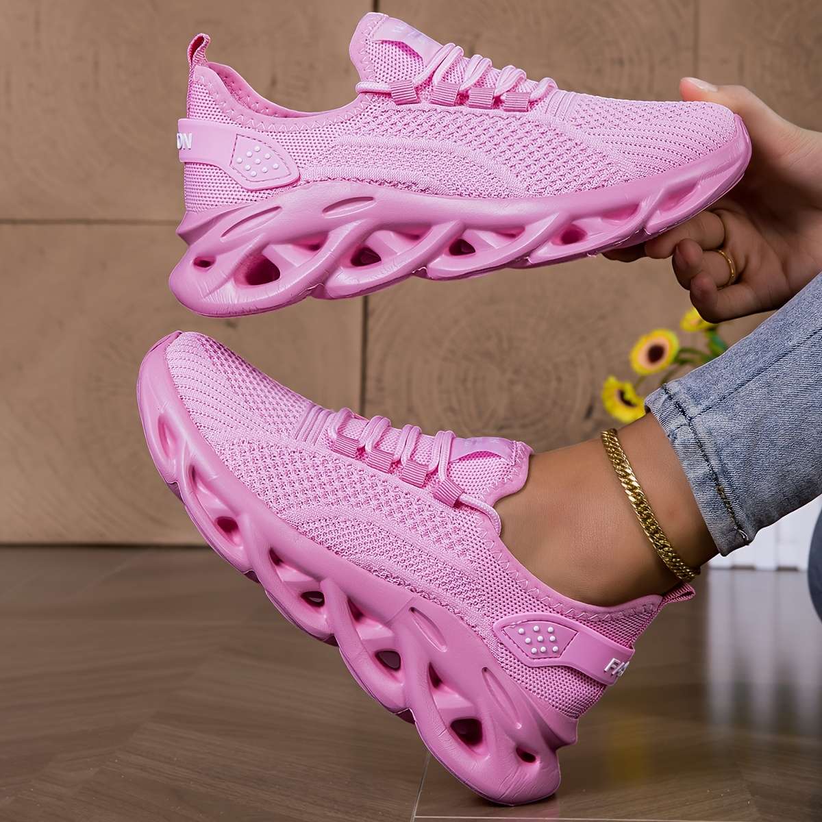Sneakers Color Pink Sizeuk 8