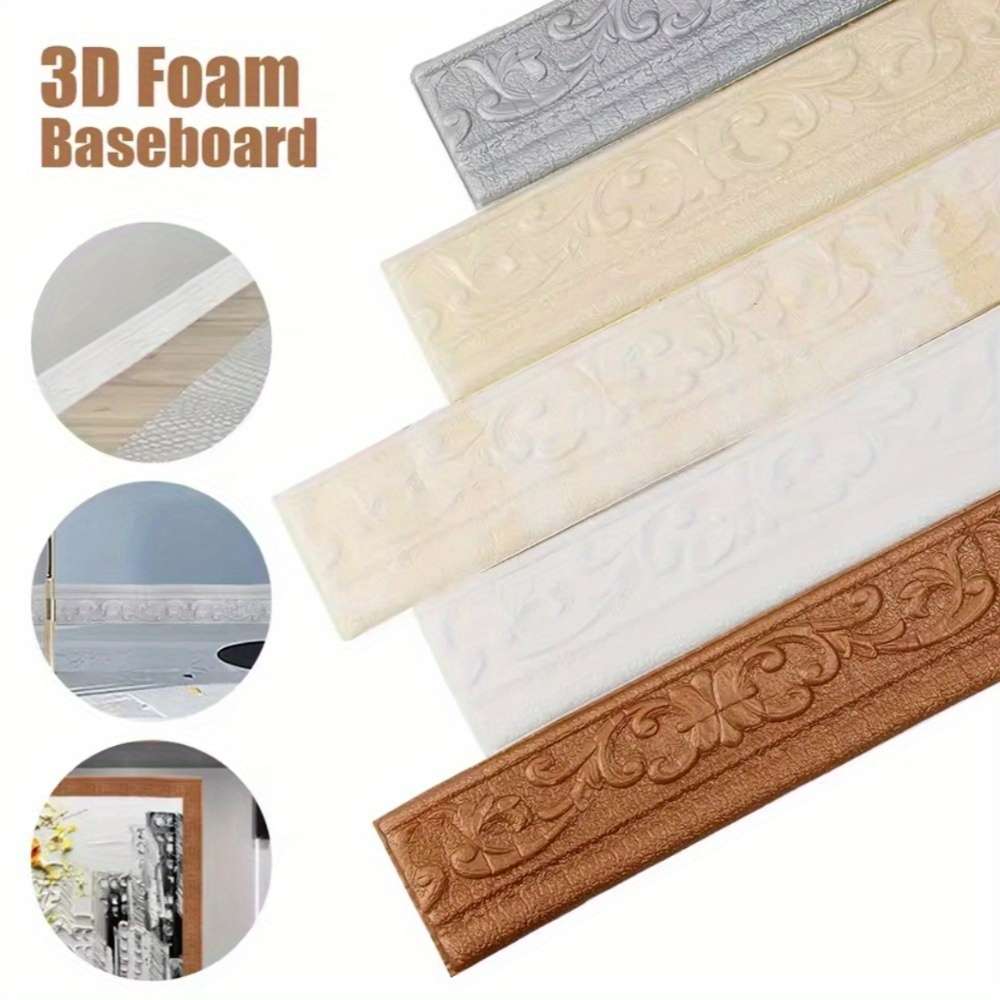 Skirting Board Gray Size Length9.2M X Width7.8Cm