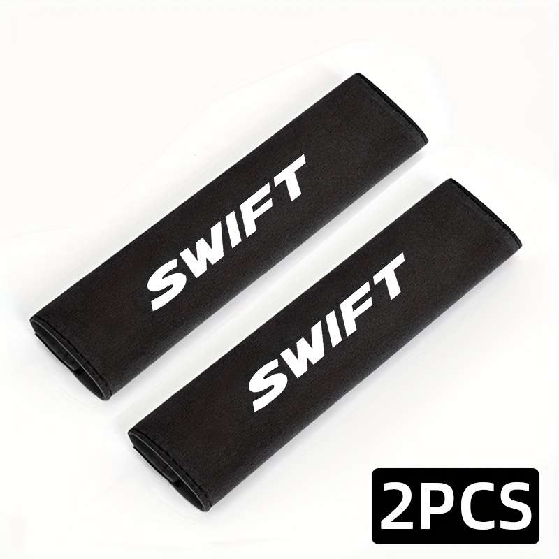 Car Seat Belt Covers White Swift Quantity 2Pcs