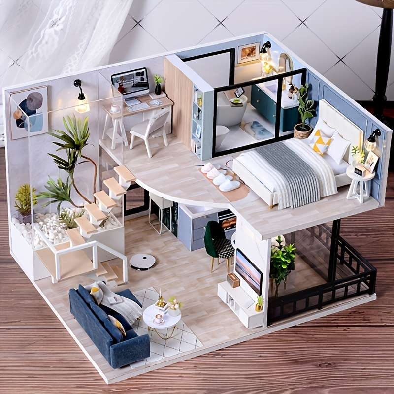 3D House Puzzle Model Items Relaxing Time  Tools