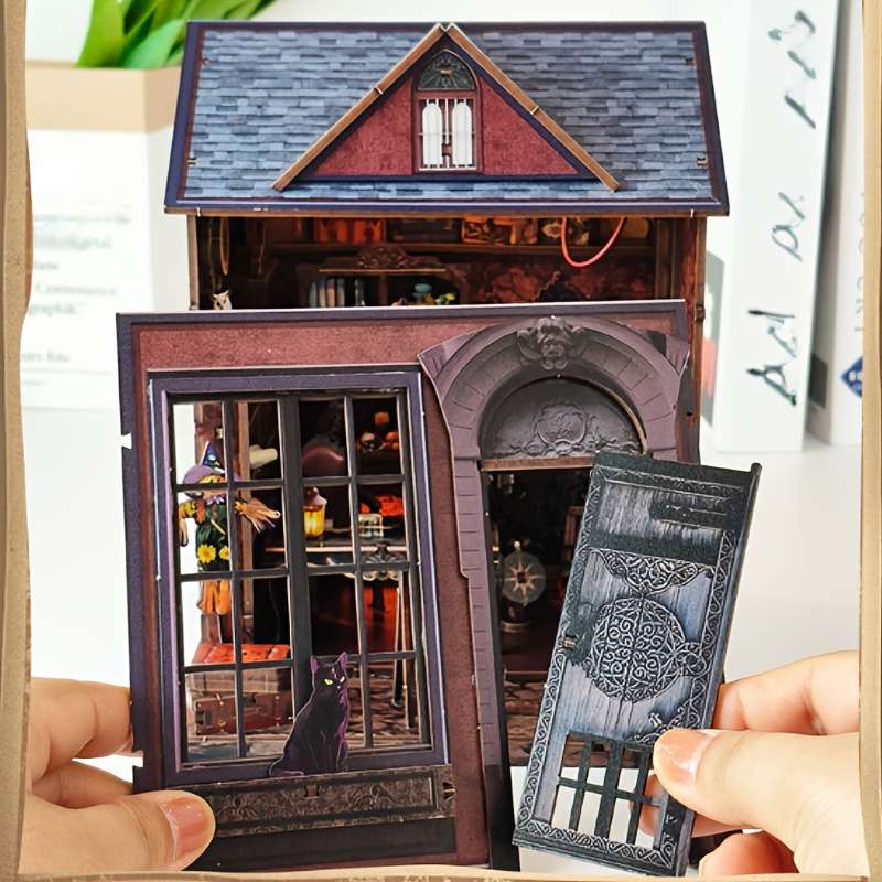 Building Toy Architectural Model Toy Set Style Dark House