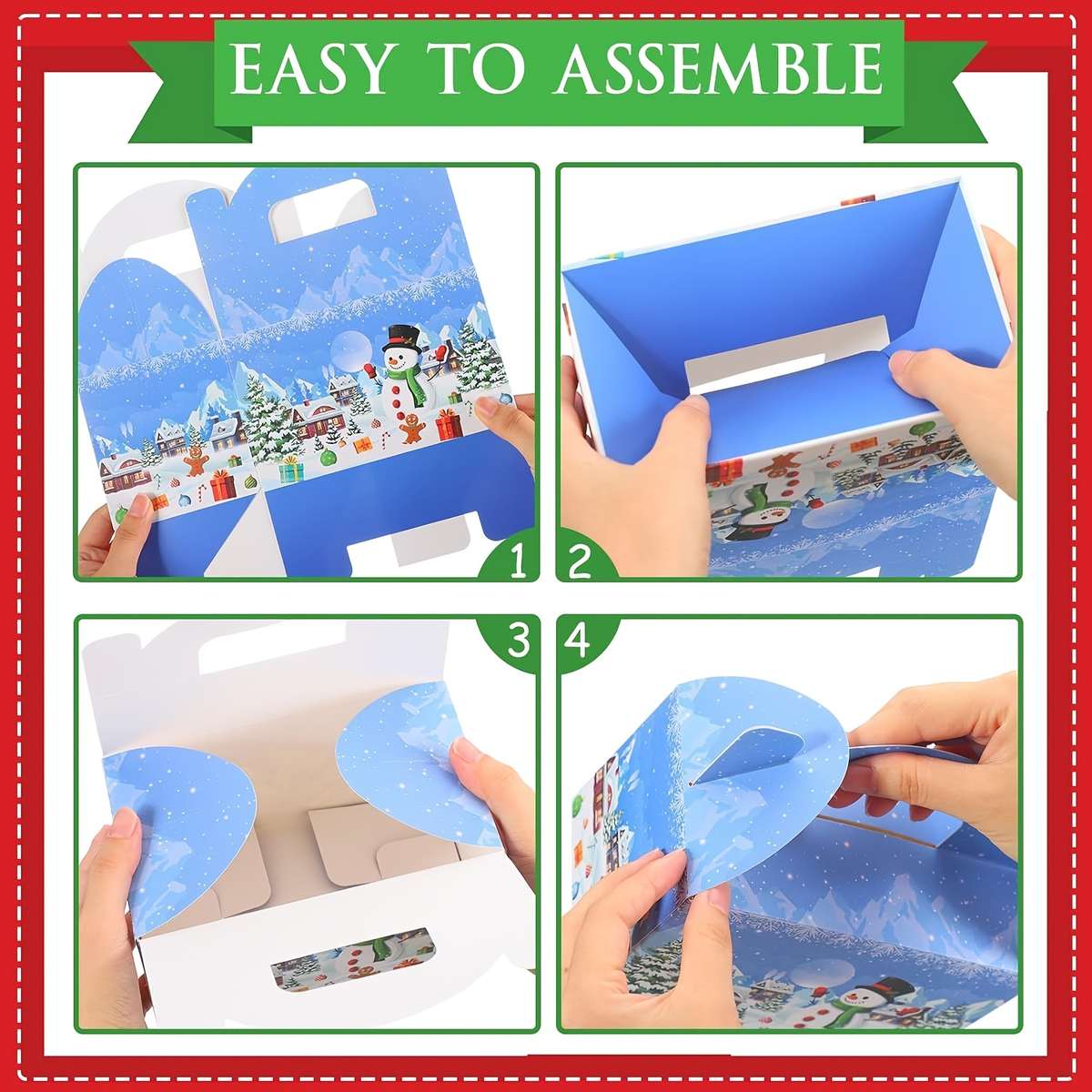 Christmas Gift Boxes Quantity 6Pcs