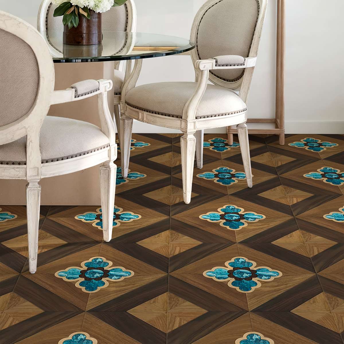 Self Adhesive Floor Stickers 40Cm*120Cm Wood Grain