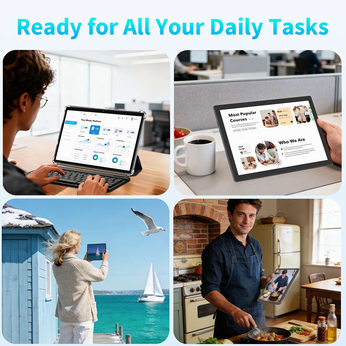 Versatile Android Tablet With Widevine For Home Office Long Lasting Battery