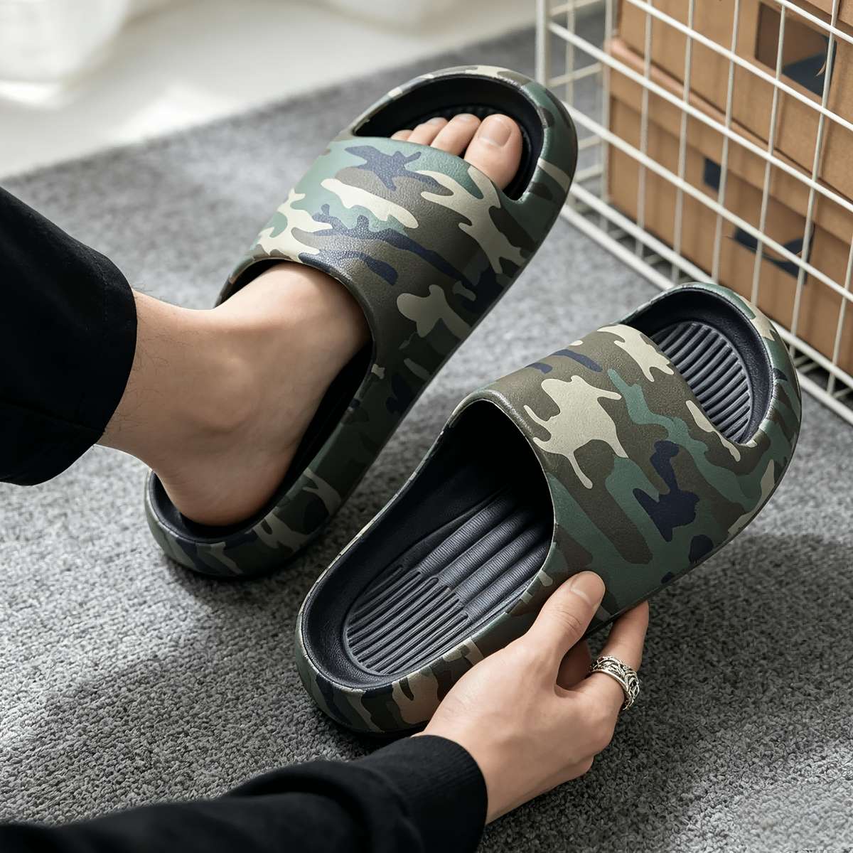 Sandals Color Black Shoe Blank 9787 Size Uk 8.5 9
