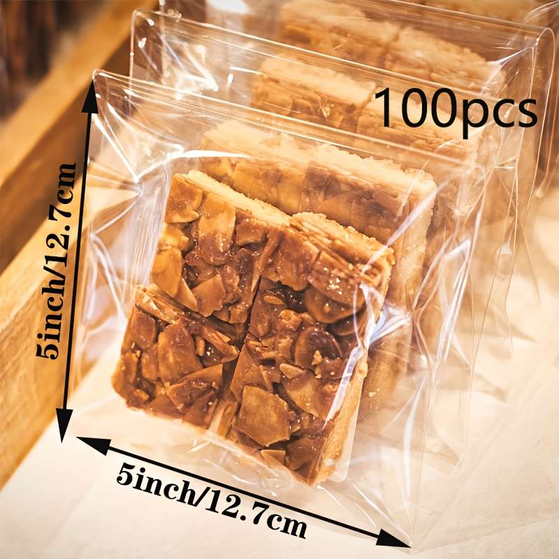 Food Storage Bags Color 3X3 In  7.6X7.6 Cm