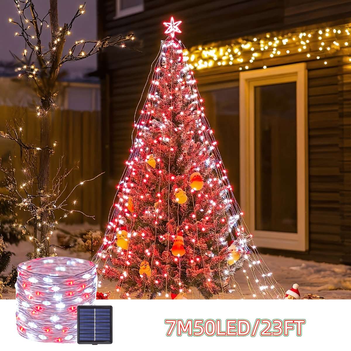 String Lights Color Green Size7M50Led