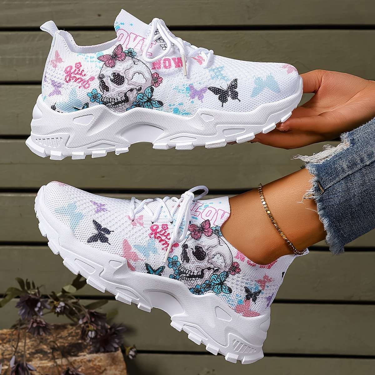 Women S Sneakers Color White Sizeuk 5