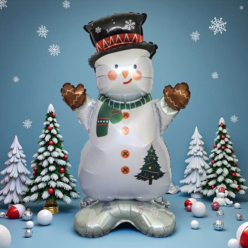 Balloon Items 2Pcs Snowman Standing Balloons