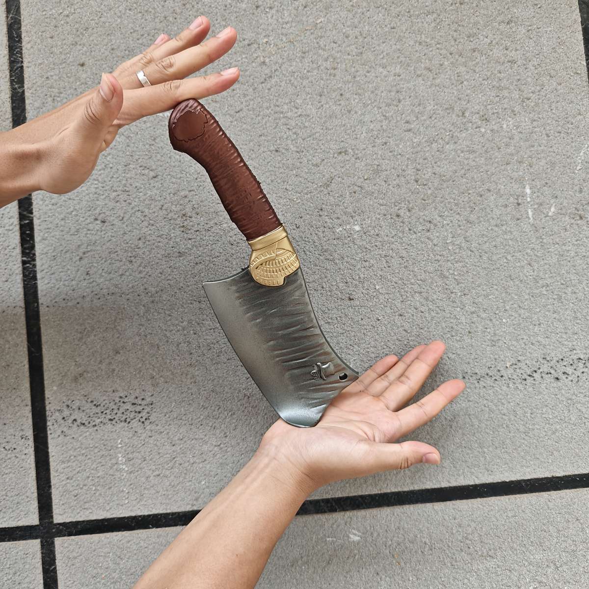 Toy Weapons Color Polychrome Style 2Pcs Kitchen Knife
