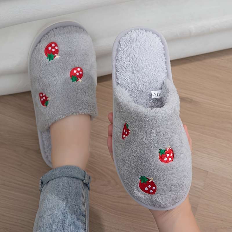 Cotton Slippers Color Grey Sizeuk 3.5-4