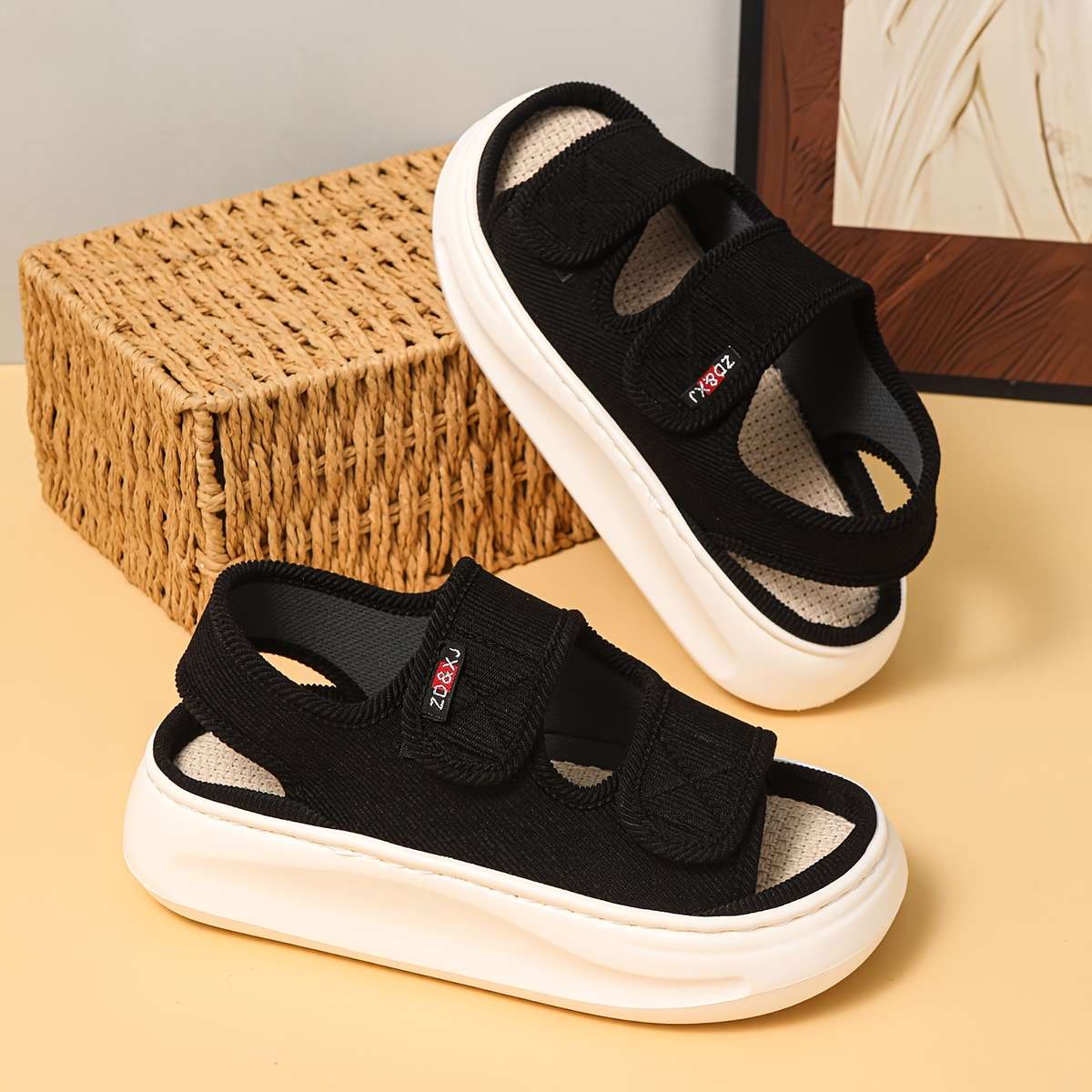 Sandals Color Black Size Uk 9.5 Wide