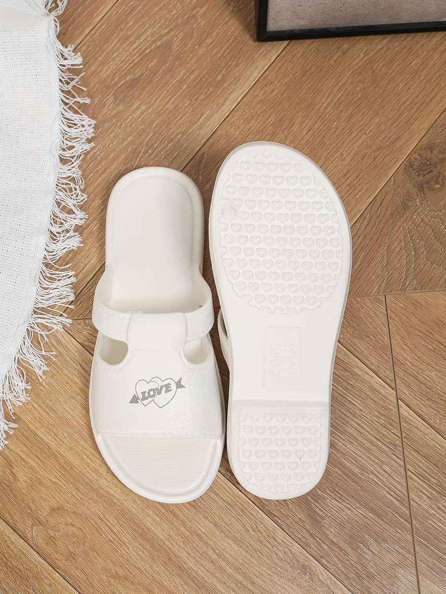 Ladies Summer Flip Flops White Uk 7.5-8
